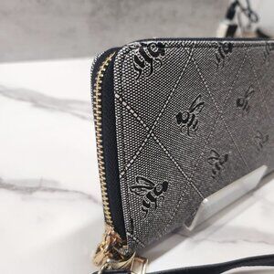 Beautiful new black women's wallet with a bee print!!